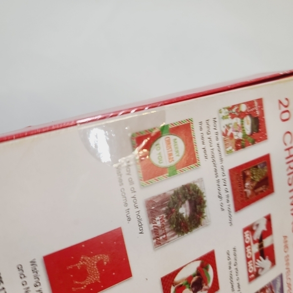 Christmas House 20 Christmas Cards and Envelopes Snowman Reindeer - Picture 7 of 8